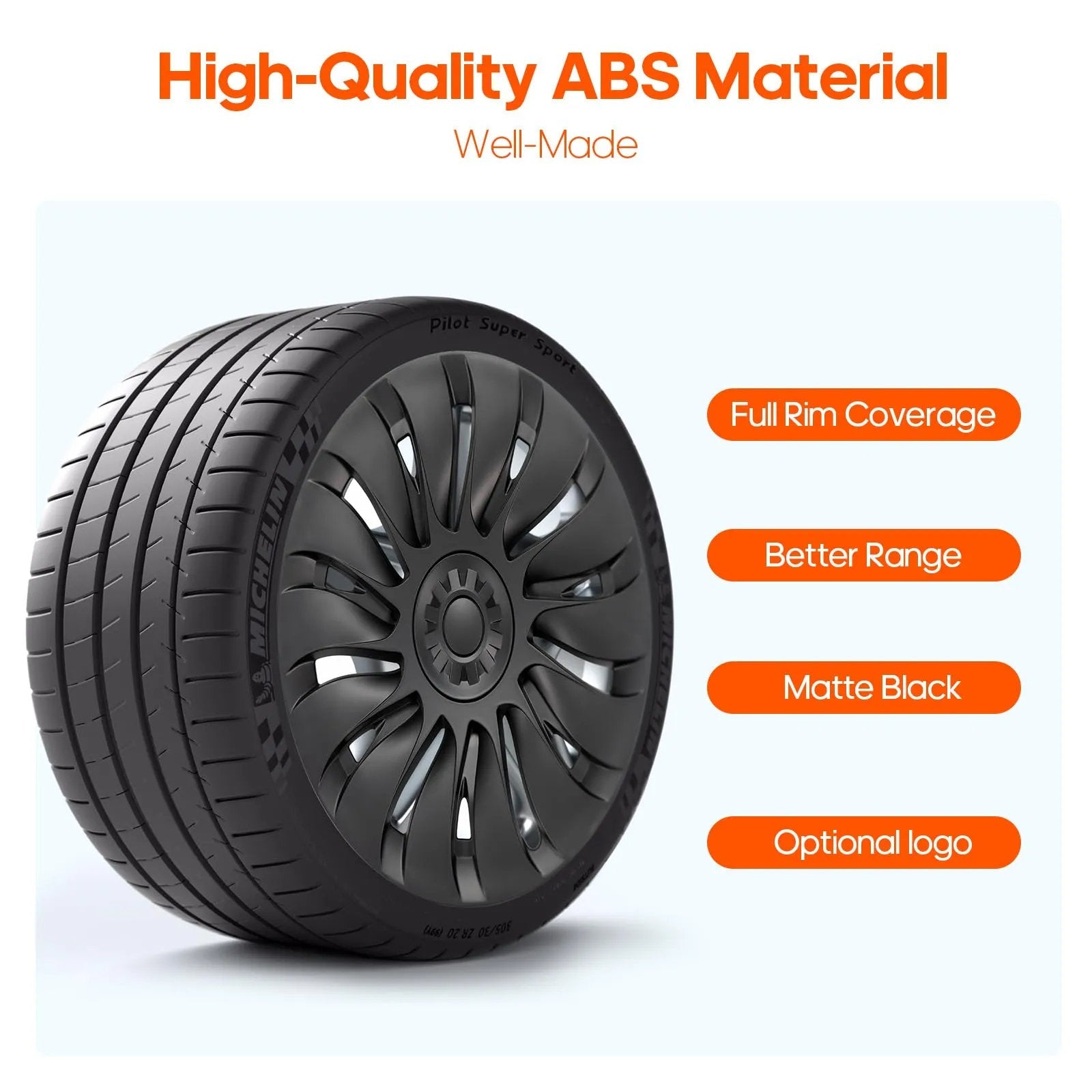 4 Pcs Wheel Covers for Tesla Model Y 19-Inch Wheels - Teskay