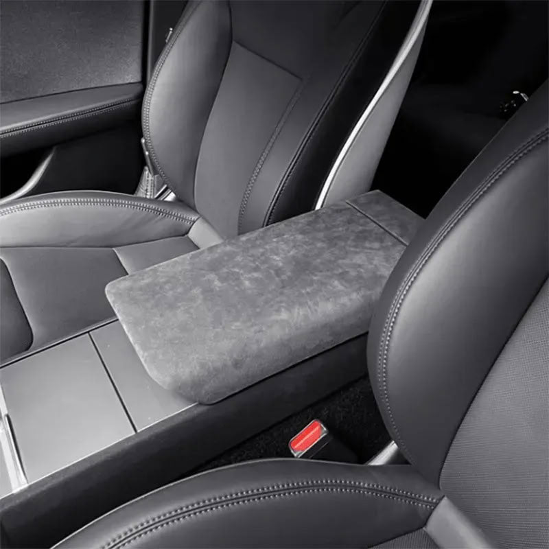 Alcantara Armrest Cover for Tesla Model 3 Highland/Model Y Juniper - Teskay
