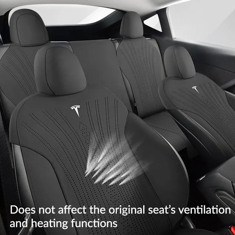 Breathable Seat Covers for Tesla Model Y (2020-2025.2) - Teskay