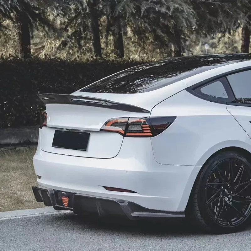 Carbon Fiber Rear Spoiler for Model 3(2017-2023)/ Y(2020-2024) - Teskay