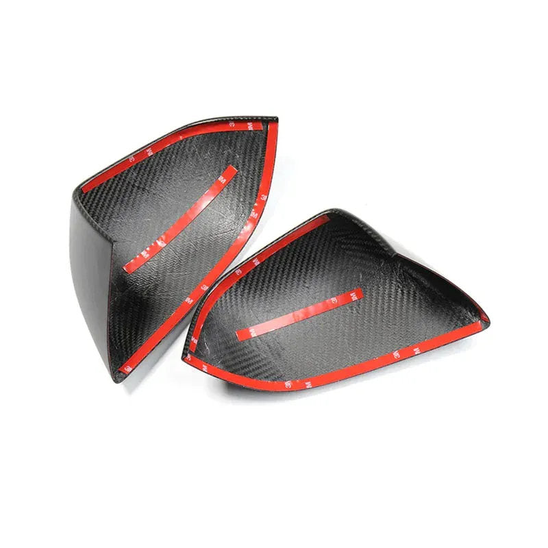 Carbon Fiber Side Mirror Covers (1 Pair) for Tesla Model 3 (2017-2023.10) / Model Y (2020-2024) - Teskay