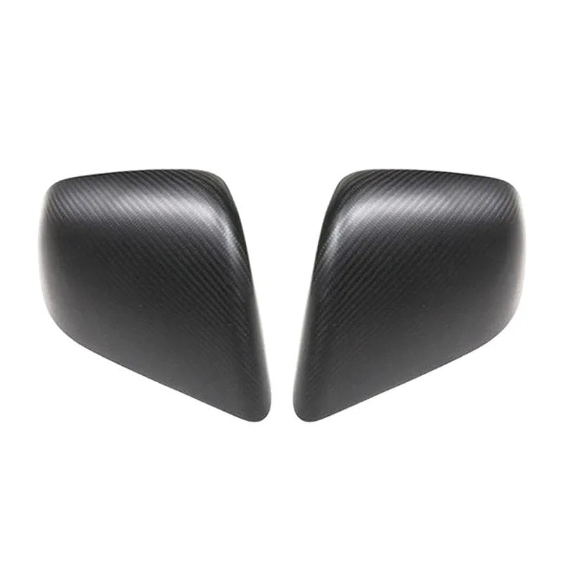 Carbon Fiber Side Mirror Covers (1 Pair) for Tesla Model 3 (2017-2023.10) / Model Y (2020-2024) - Teskay
