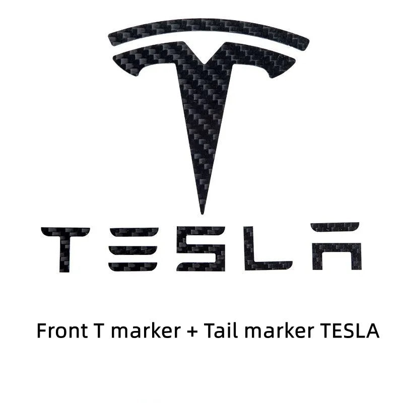 Carbon Fiber Tesla Model 3 / Y Emblem - Real Carbon Fiber - Teskay