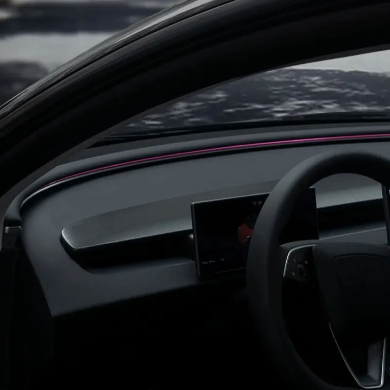 Carbon Fiber Dashboard Snap-On Patch for Tesla Model 3 Highland/Model Y Juniper - Teskay