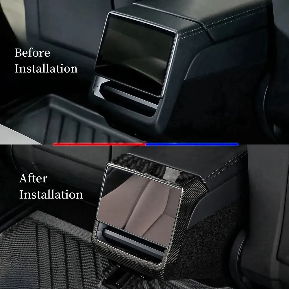 Carbon Fiber Rear Seat Vent Cover for Tesla Model 3 Highland/Model Y Juniper - Teskay