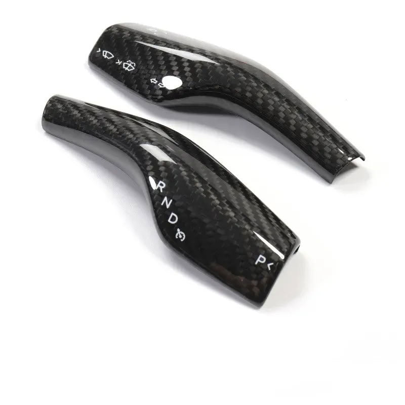 Carbon Fiber Wiper and Drive Shift Switch Cover for Tesla Model 3/Y - Teskay