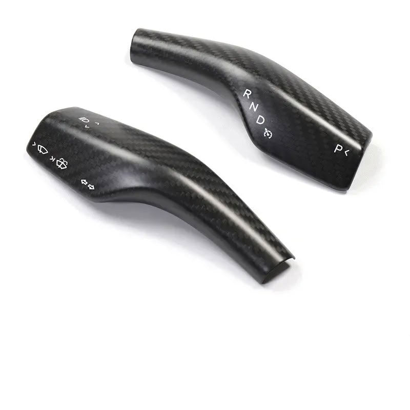 Carbon Fiber Wiper and Drive Shift Switch Cover for Tesla Model 3/Y - Teskay