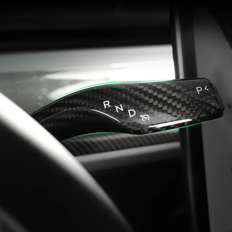 Carbon Fiber Wiper and Drive Shift Switch Cover for Tesla Model 3/Y - Teskay