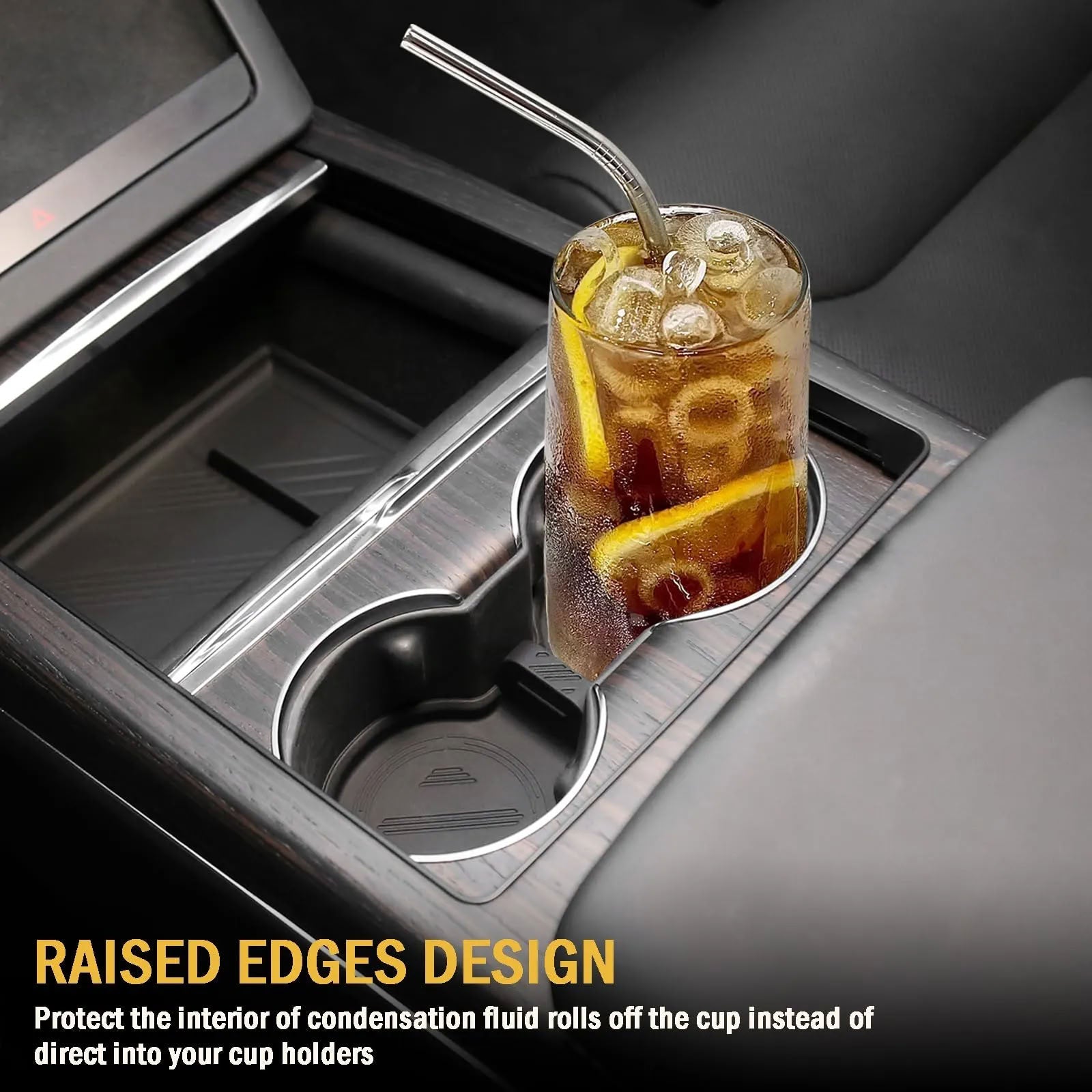 Center Console Storage Mat for Tesla Model S/X - Teskay