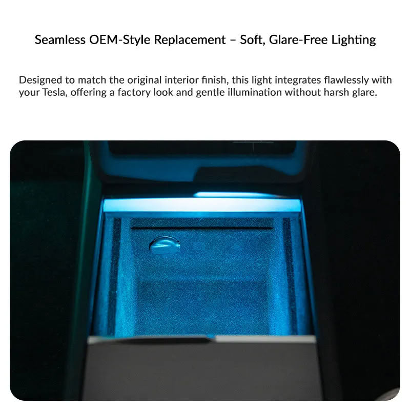 Central Console Box Ambient Light for Tesla Model 3/Y - Teskay
