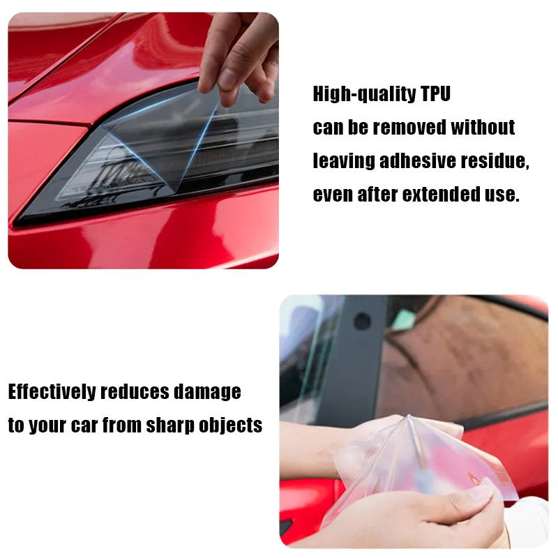 Compatible with Tesla Model 3 (2021-2023.10) Headlights and Taillight Protection Film - Teskay