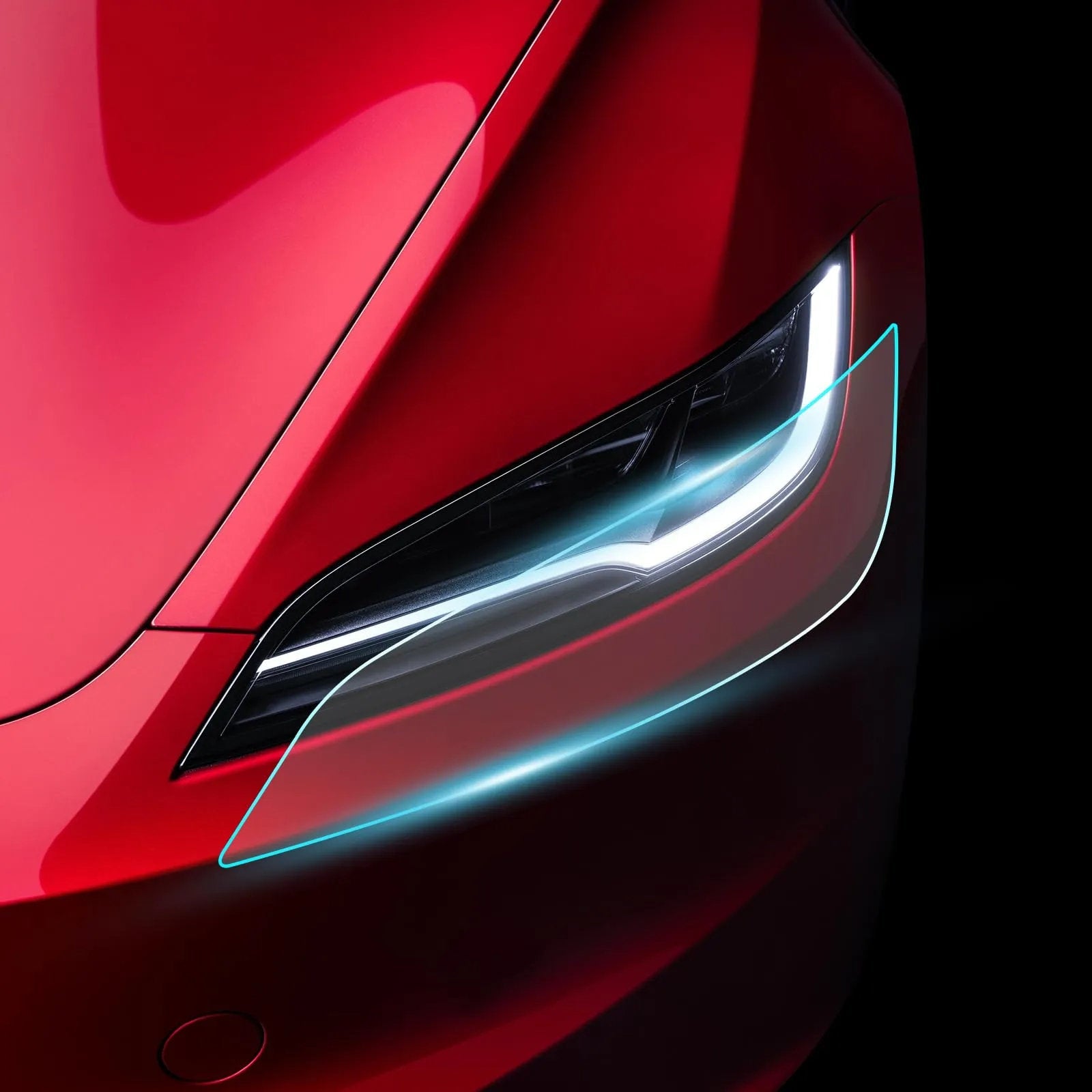 Compatible with Tesla Model 3 (2021-2023.10) Headlights and Taillight Protection Film - Teskay