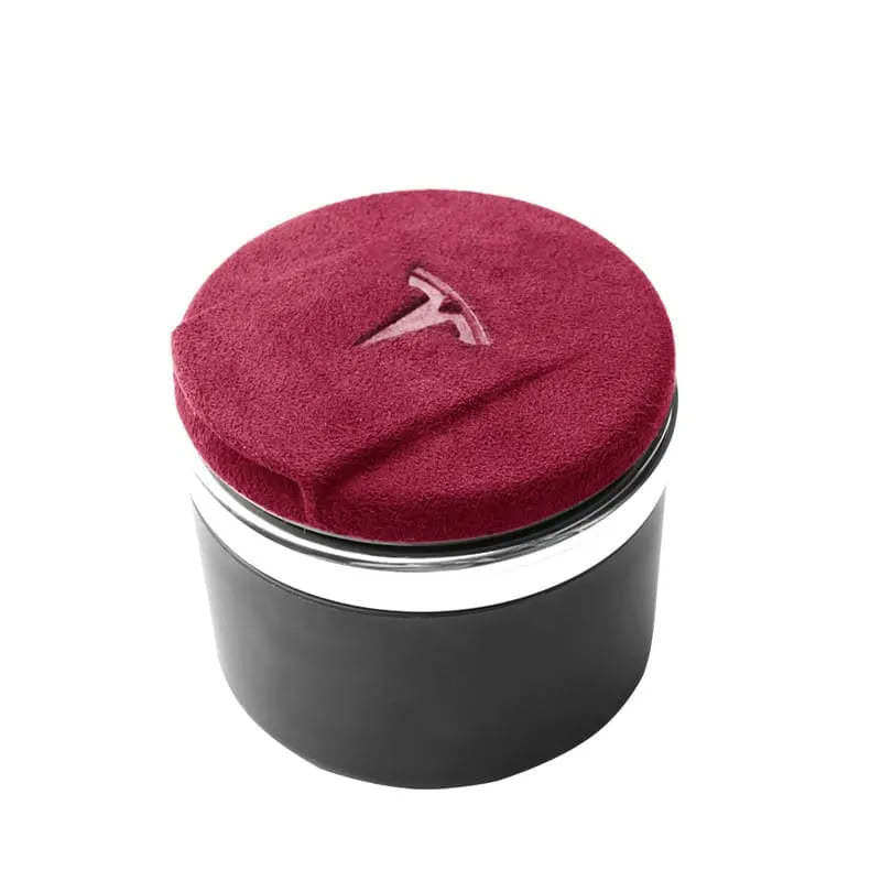 Cup Holder Suede Ashtray for Tesla Model 3/Y/S/X - Teskay