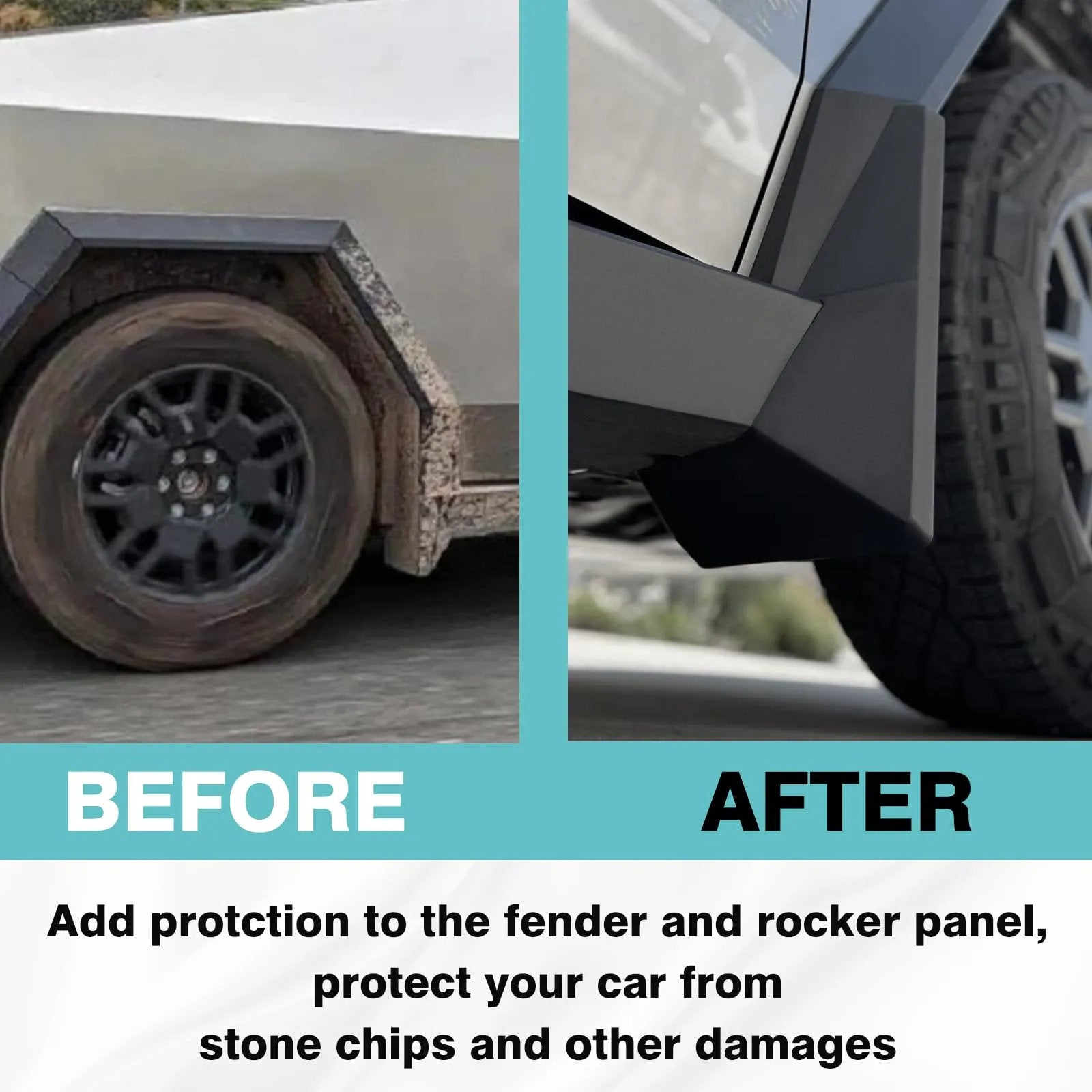 Cybertruck Mud Flaps - Teskay
