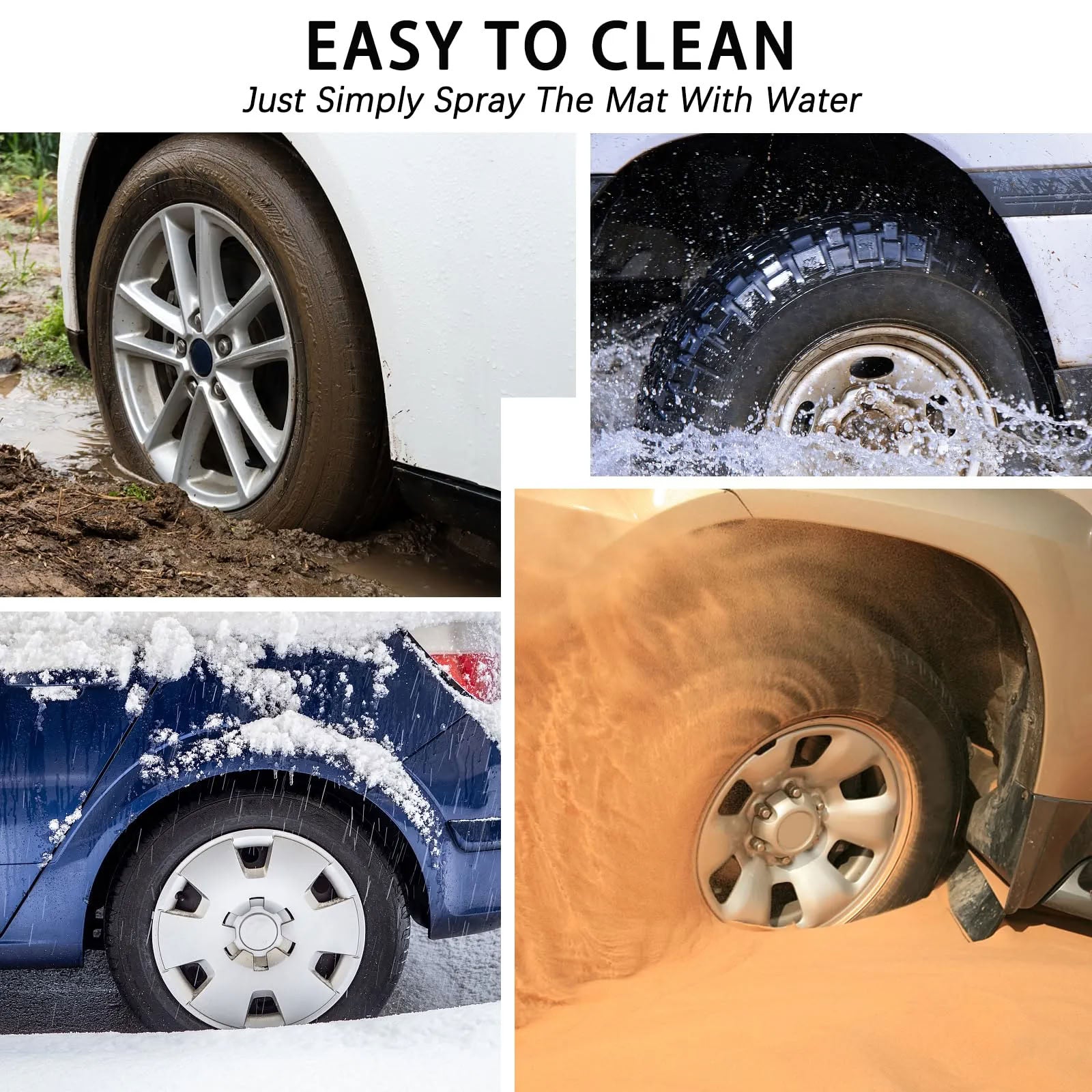 Cybertruck Tailored Floor and Cargo Liner Set - Tough TPE Construction - Teskay