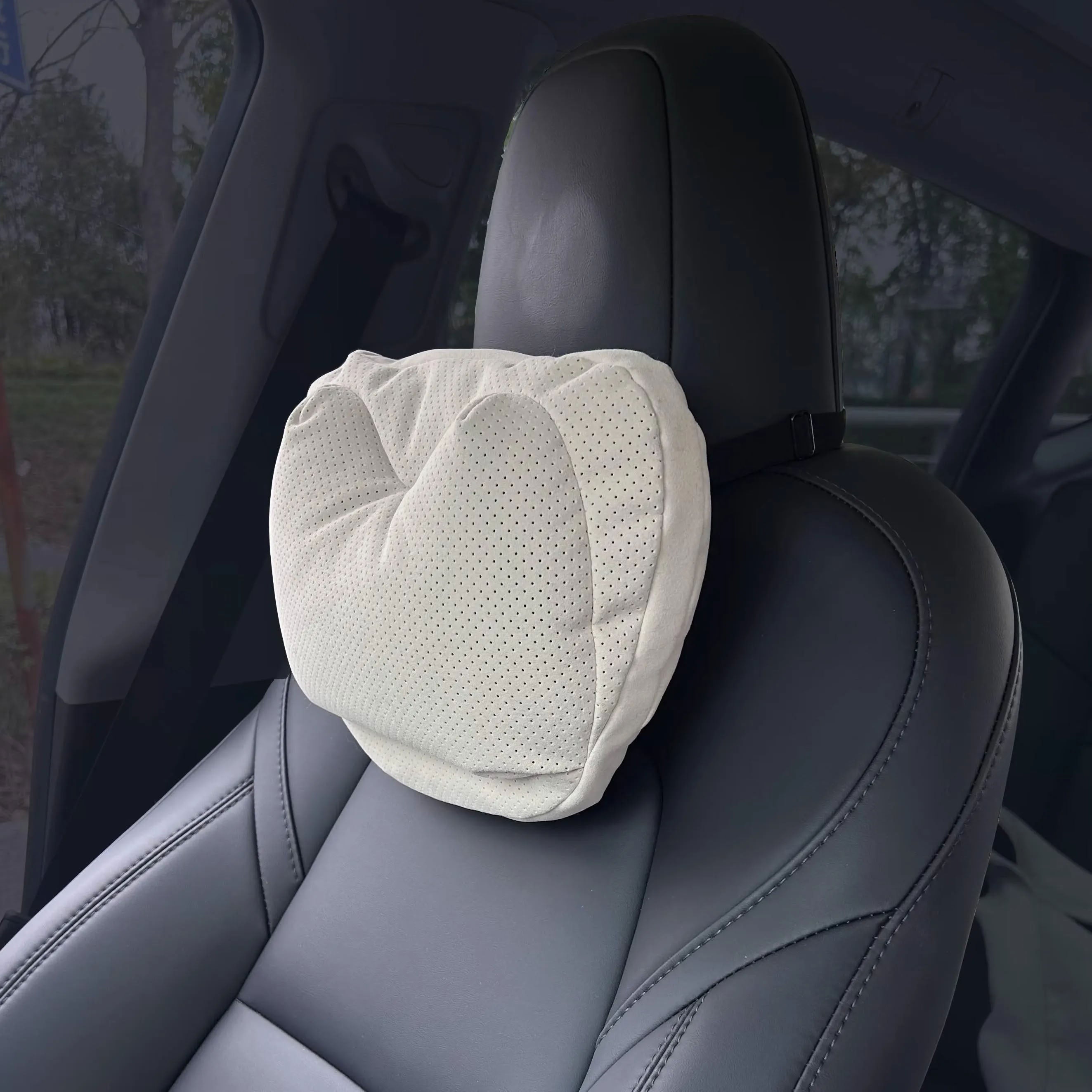Dual-Layer Pressure Relief Headrest for Tesla Model 3/Y/S/X - Teskay
