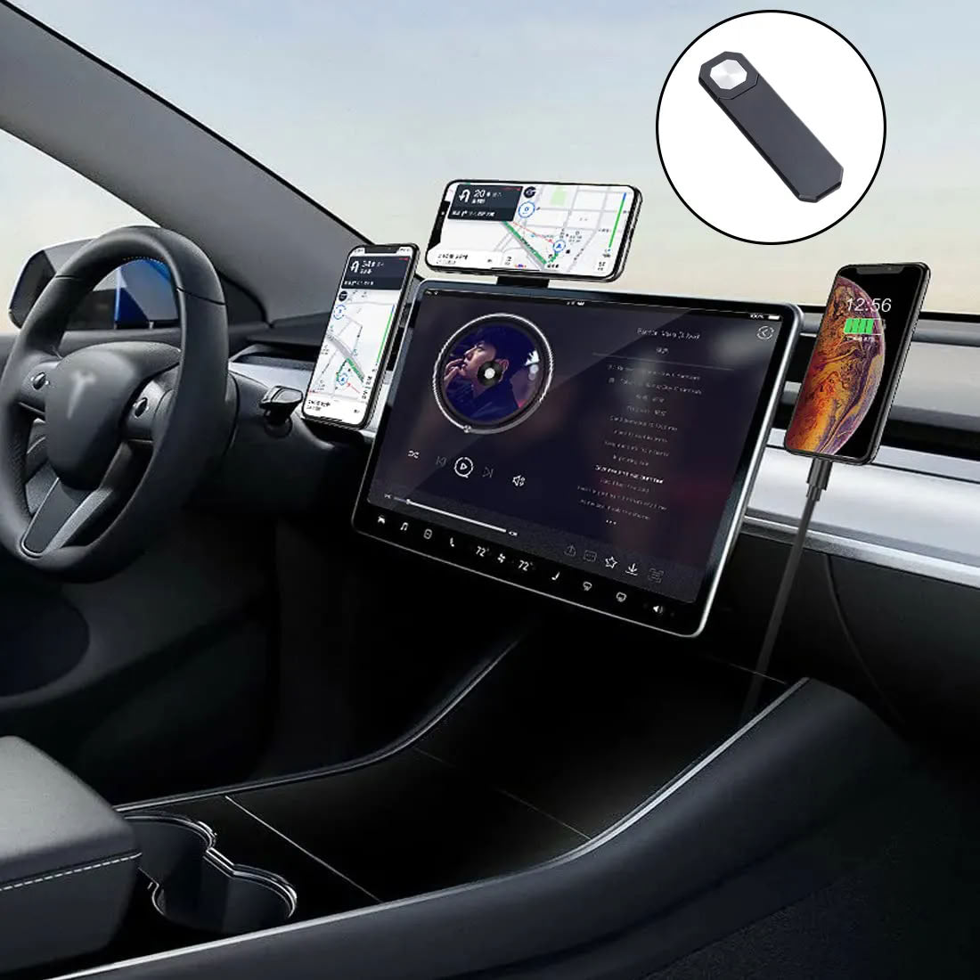 Magnetic Car Phone Holder for Tesla Model S/3/X/Y - Teskay