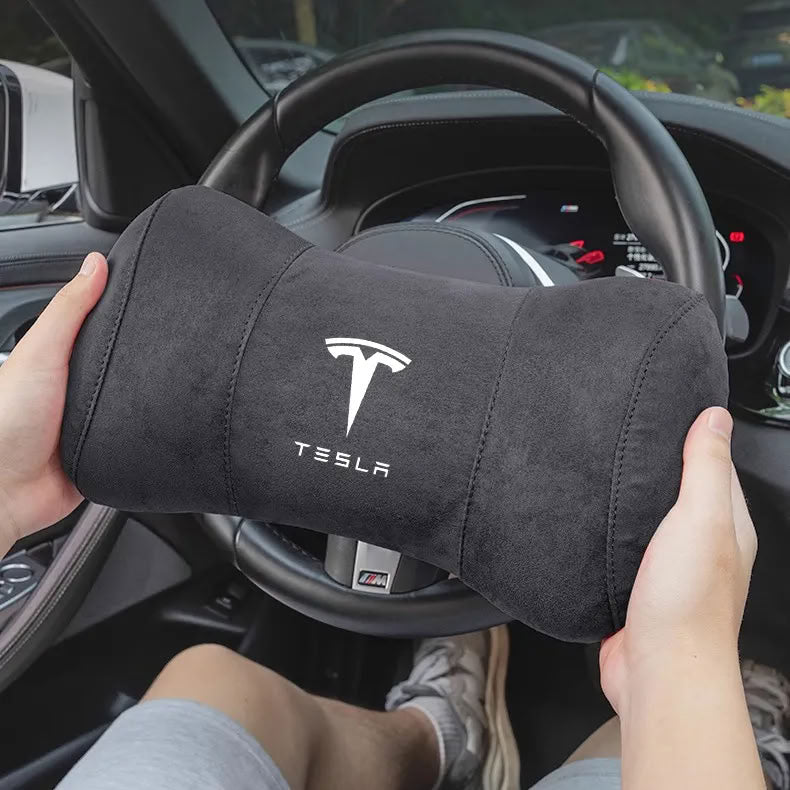 Memory Foam Headrest Pillow for Tesla Model S/3/X/Y - Teskay
