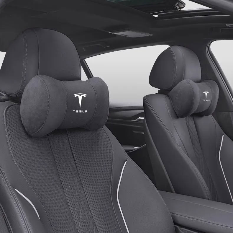Memory Foam Headrest Pillow for Tesla Model S/3/X/Y - Teskay