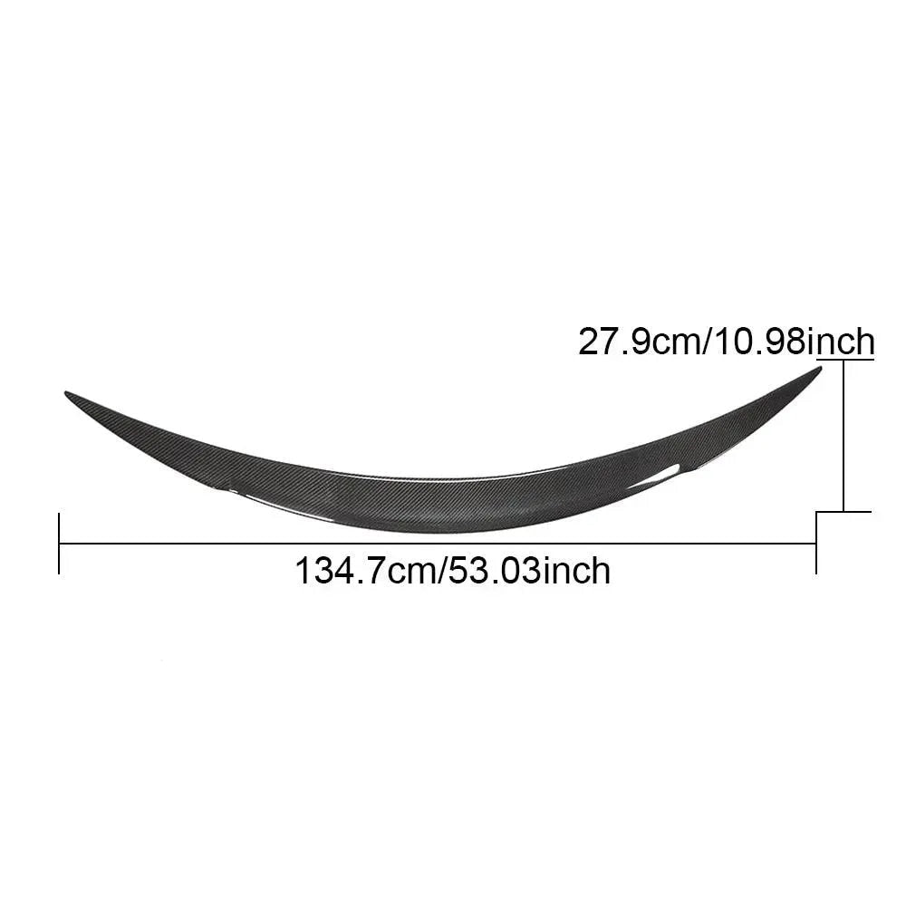 Model S (2014-2019) Type R Spoiler - Genuine Molded Carbon Fiber  - Teskay