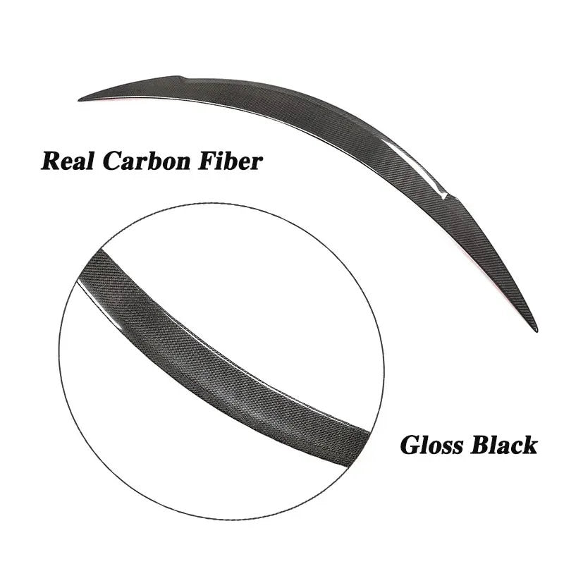 Model S (2014-2019) Type R Spoiler - Genuine Molded Carbon Fiber  - Teskay