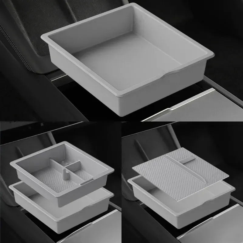 Center Console Silicone Storage Box for Model 3 Highland/Model Y Juniper - Teskay