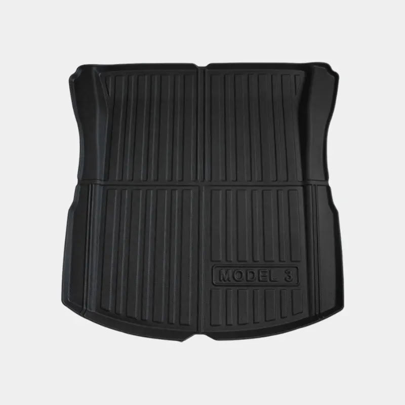 Model 3 highland(2024+)Frunk and Trunk All-Weather Cargo Floor Mat (3PCS) - Teskay