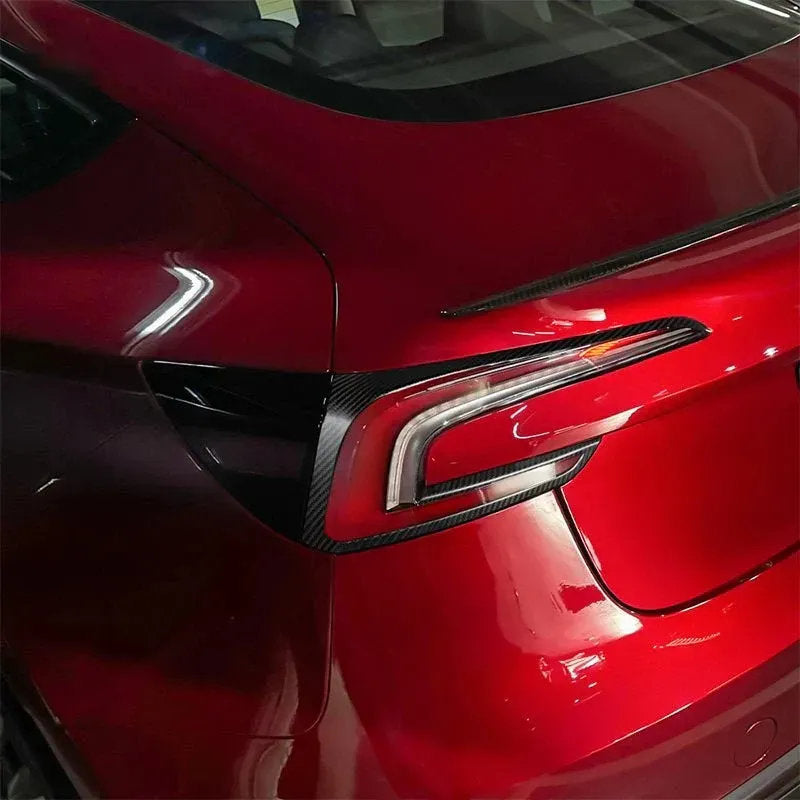 Real carbon fiber tail light frame for the Tesla Model 3 Highland (2 pcs)- Teskay