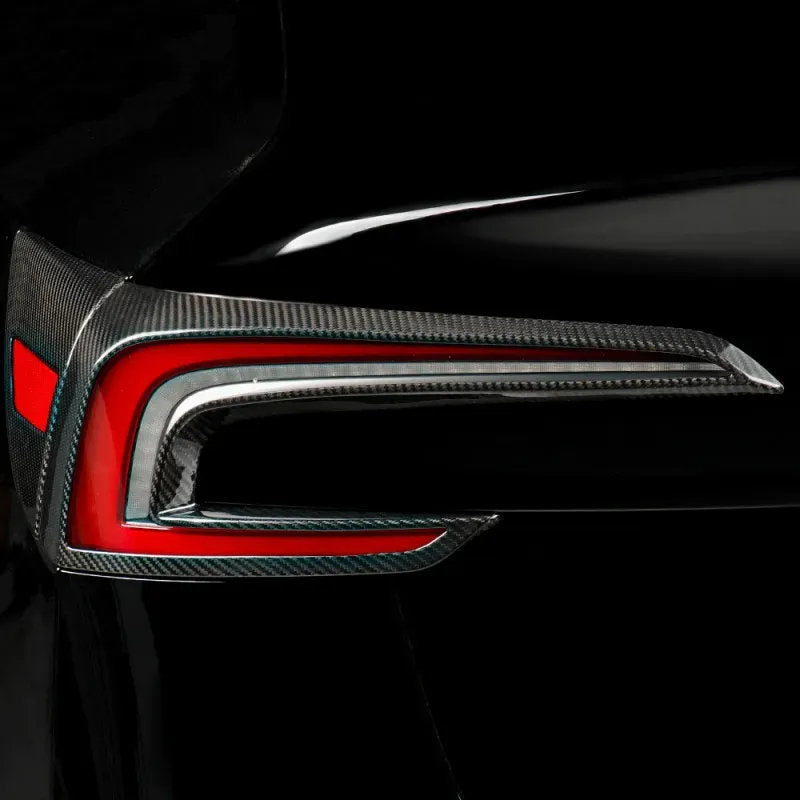 Real carbon fiber tail light frame for the Tesla Model 3 Highland (2 pcs)- Teskay