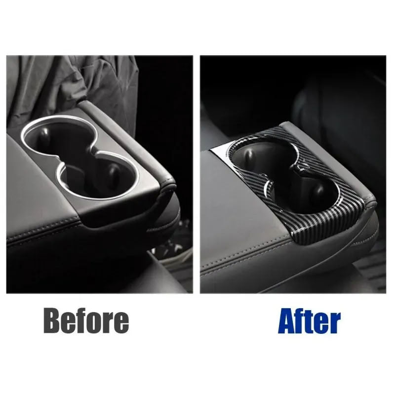 Rear Seat Cup Holder Protection Cover For Tesla Model 3 Highland/Model Y Juniper - Teskay