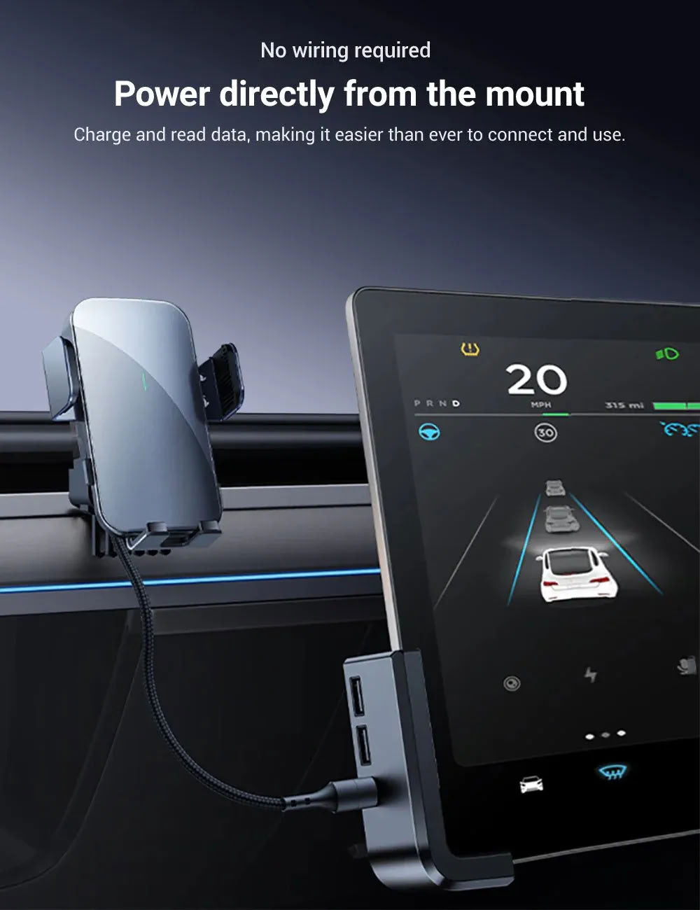 Screen Docking Station for Tesla Model 3/Y(2020-2024) - Teskay