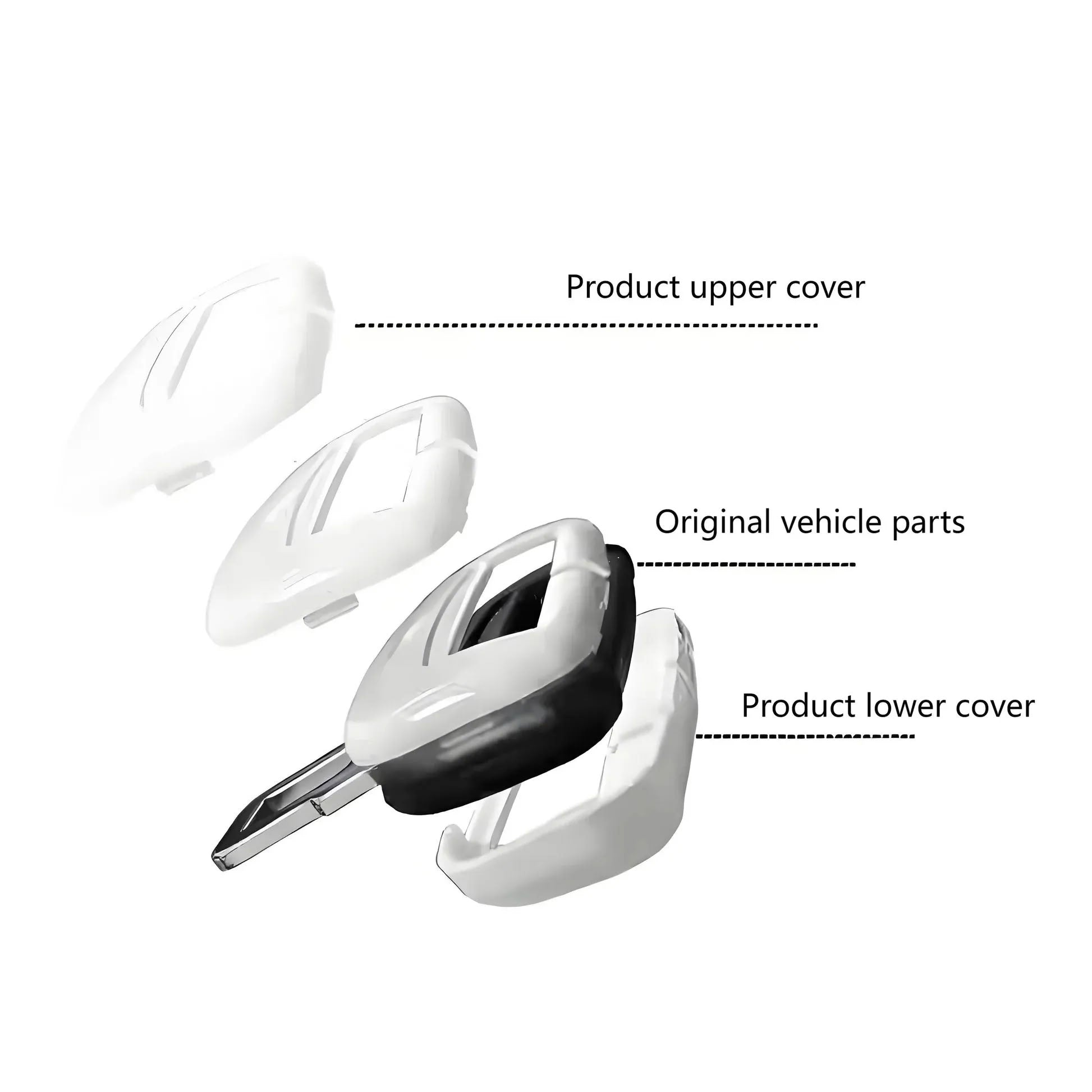 Seat Belt Buckle Cover Set for Tesla Model 3/Y - Teskay