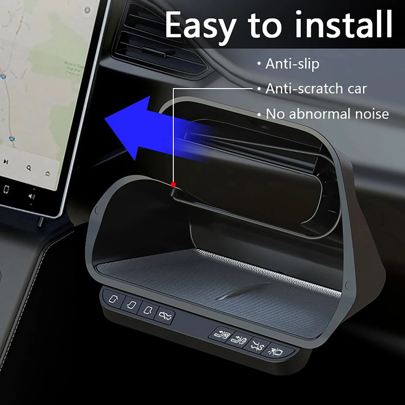 Storage Box Intelligent Control Physical Buttons for Tesla Model 3/Y- Teskay