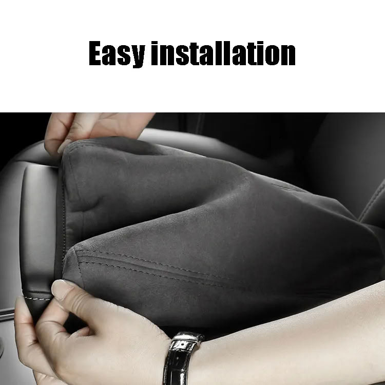 Suede Armrest Cover for Tesla Model 3 (2017-2023.10) / Model Y (2020-2024) - Teskay