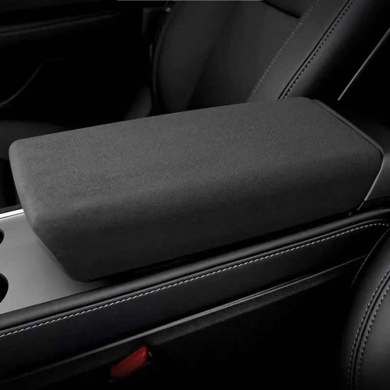 Suede Armrest Cover for Tesla Model 3/Y - Teskay