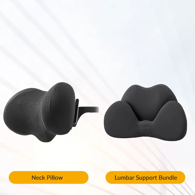 Suede Memory Foam Neck Pillow for Tesla Model 3/Y - Height Adjustable - Teskay