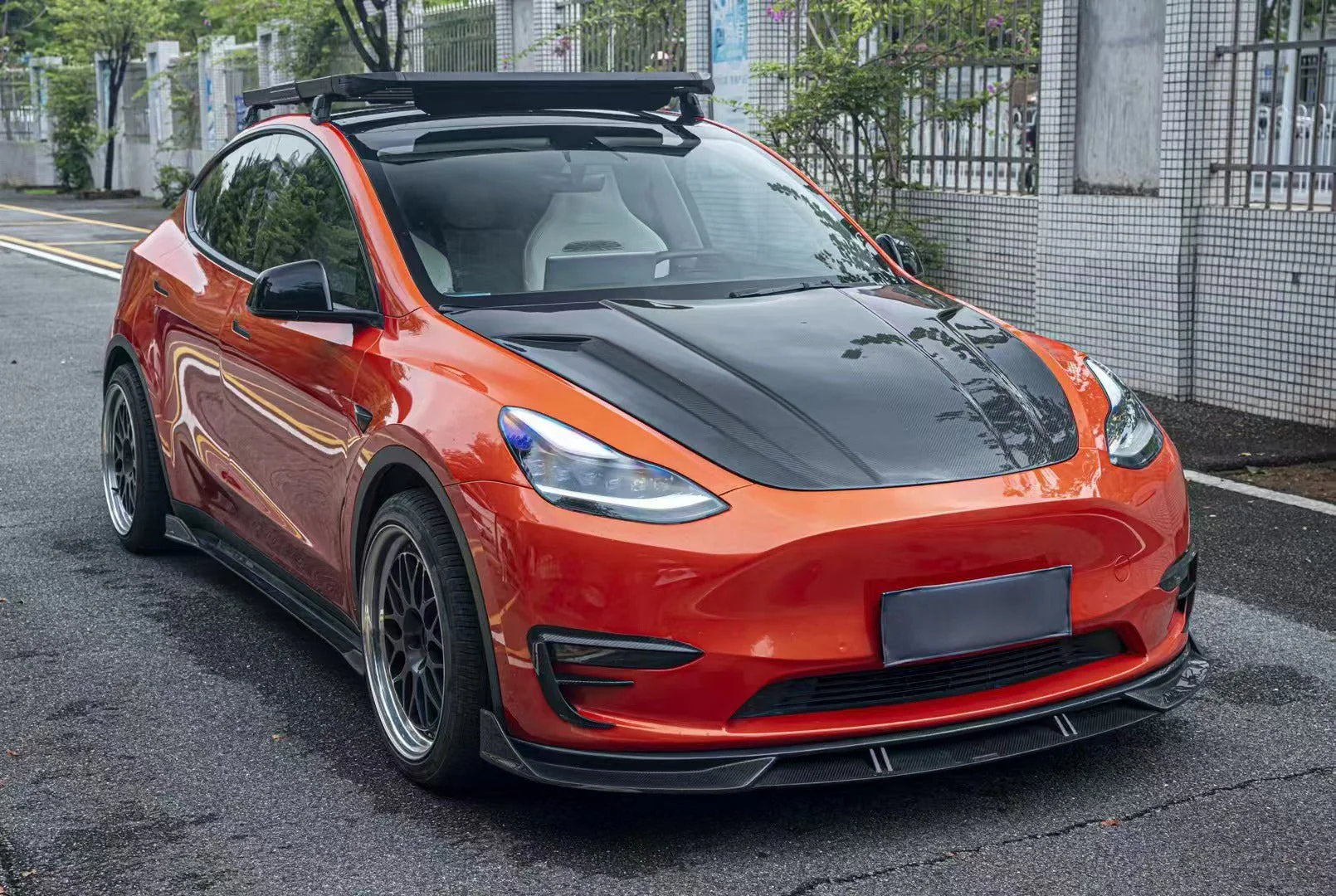 Teskay Model Y Roof Rack Cargo vs. Model Y Juniper