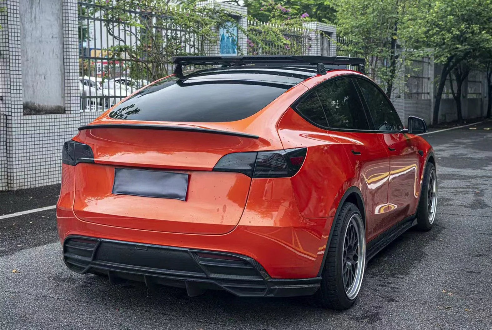 Teskay Model Y Roof Rack Cargo vs. Model Y Juniper5