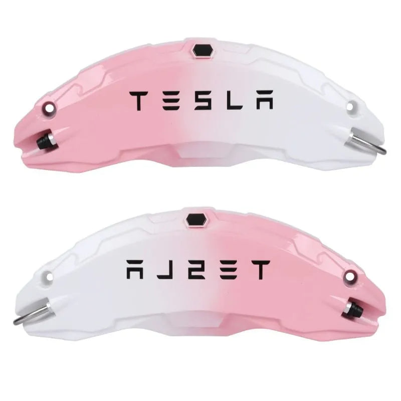 Tesla Brake Caliper Covers for Model 3 & Y – Aluminum Alloy, Fits 18"/19"/20"/21" Wheels
