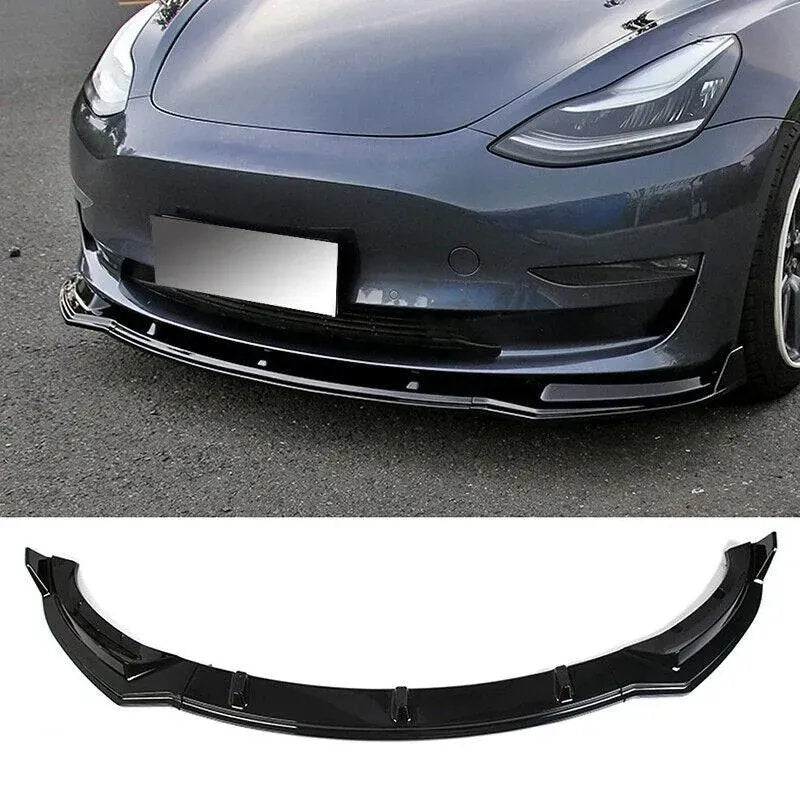 Tesla Model 3/Y Front Lip ABS Painted Spoiler (2019-2024) - Teskay