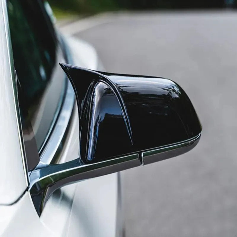 Tesla Model 3 Mirror Cover in the Shape of a Bullhorn - Teskay