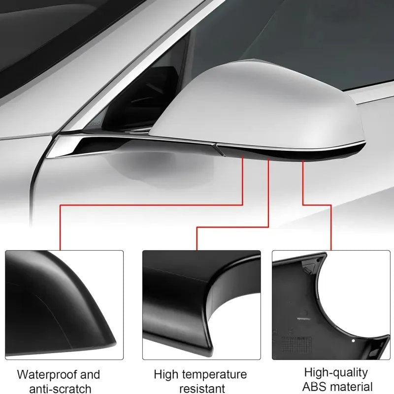 Tesla Model 3(2017-2024)/ Y(2020-2024) Mirror Base Cover Replacements - Teskay