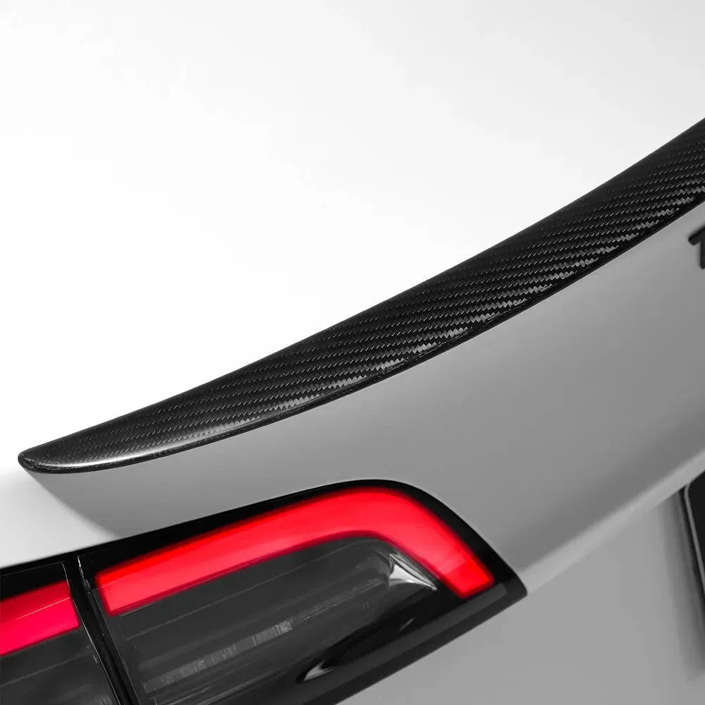 Real Carbon Fiber Trunk Spoiler for Tesla Model S - Teskay