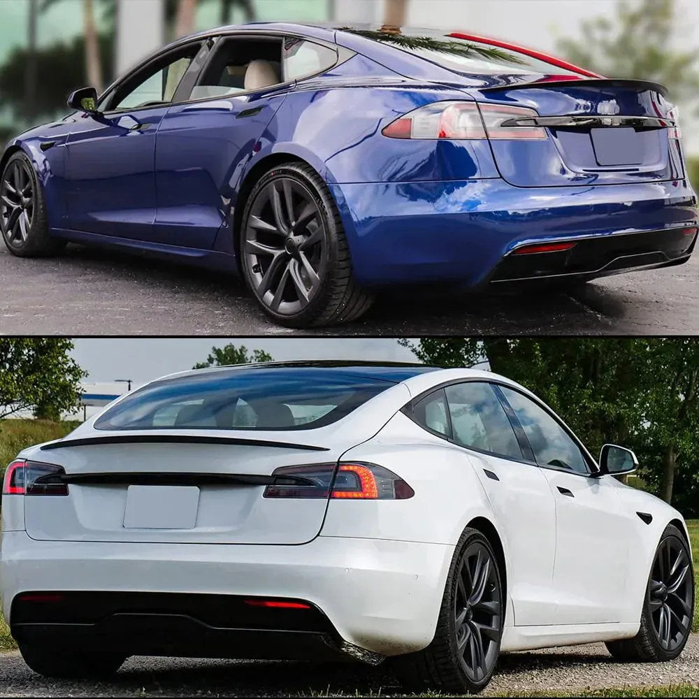 Real Carbon Fiber Trunk Spoiler for Tesla Model S - Teskay
