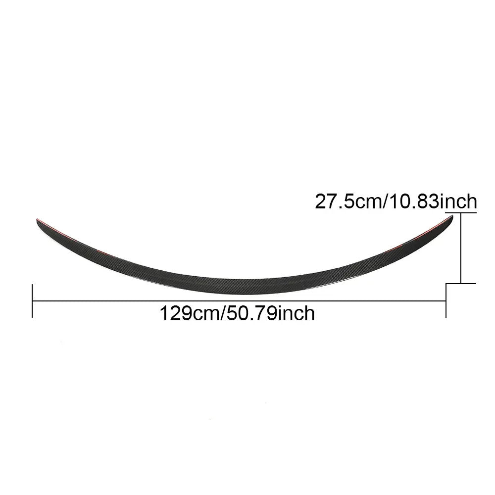 Real Carbon Fiber Trunk Spoiler for Tesla Model S - Teskay