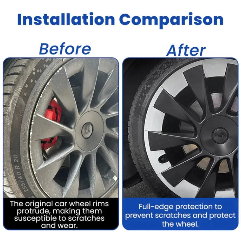 Tesla Model Y 20-Inch Wheel Rim Protector (2020-2024) – UV & Debris Protection