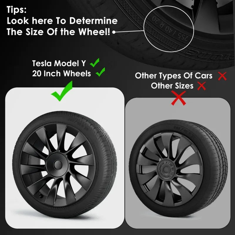 Tesla Model Y 20-Inch Wheel Rim Protector (2020-2024) – UV & Debris Protection