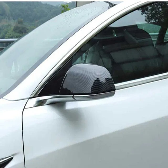 Tesla Model Y Carbon Fiber Mirror Caps (2020-2023) – Teskay