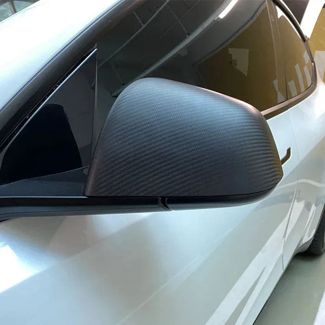 Tesla Model Y Carbon Fiber Mirror Caps (2020-2023) – Teskay