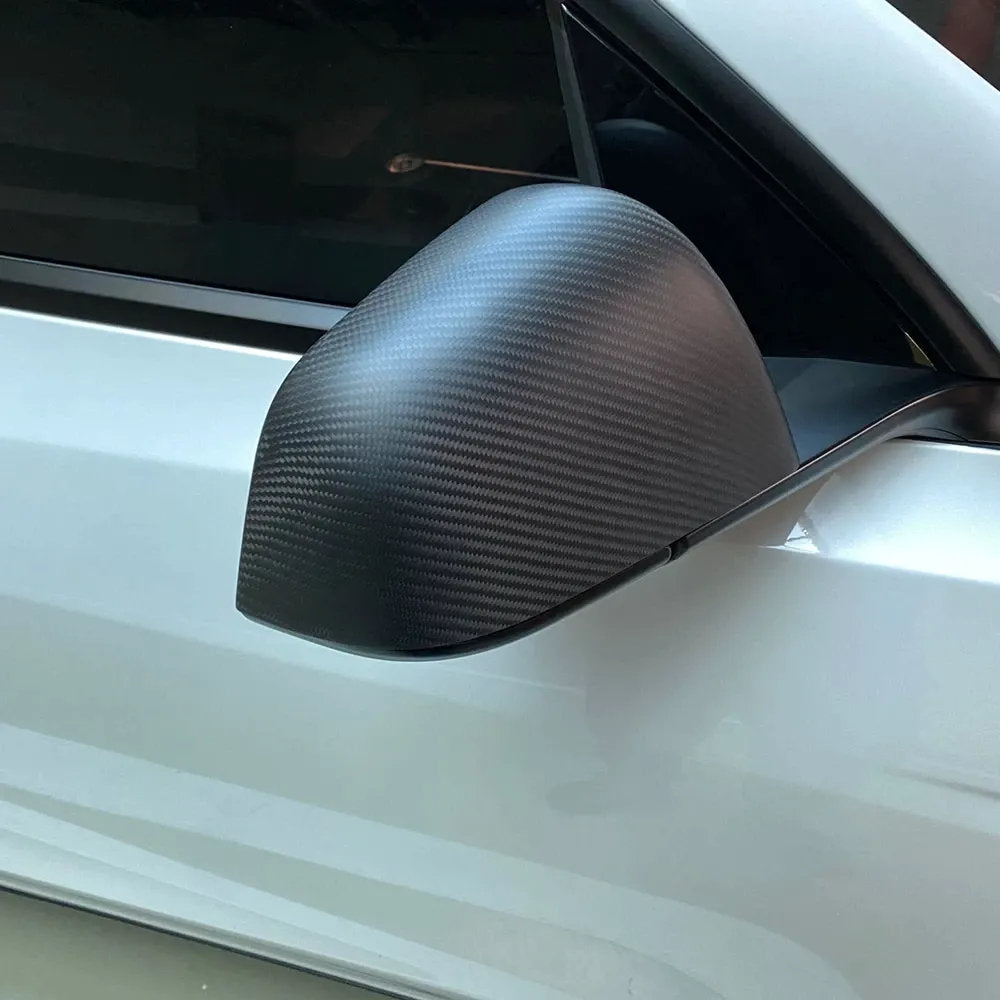 Tesla Model Y Carbon Fiber Mirror Caps (2020-2023) – Teskay